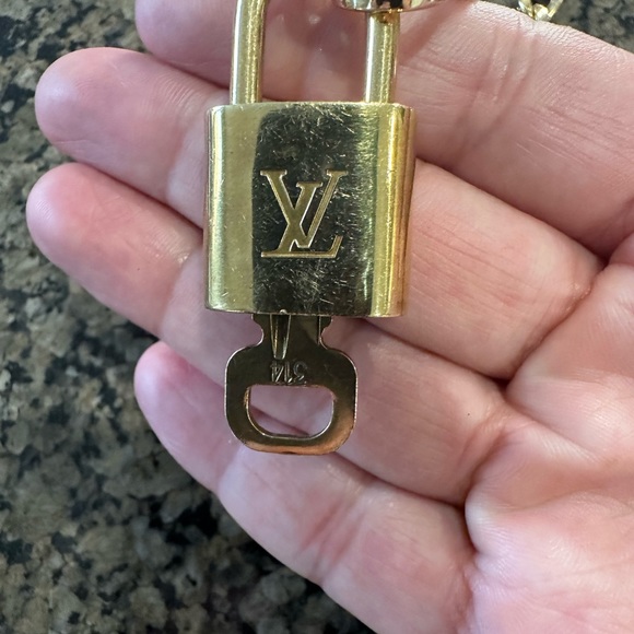 Louis Vuitton lock & key chain necklace  100% Authentic - Picture 13 of 13